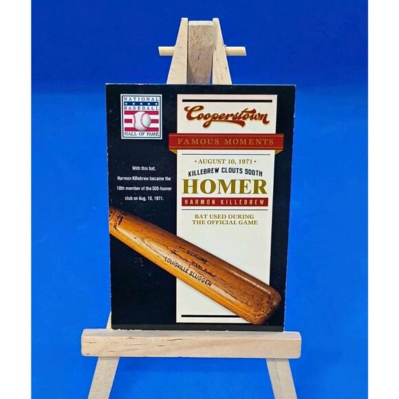 Killebrew Clouts 500th Homer #10 Panini 2012 Louisville Slugger - Picture 2 of 4